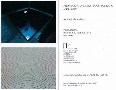 Soon Yul Kang / Andrea Santarlasci – Light Poetry